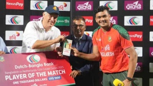 Taskin Ahmed's Four-Wicket Haul Propels Bangladesh to Victory Over Netherlands in T20I Opener