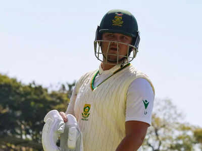 Lhuan-dre Pretorius celebrates his record-breaking century