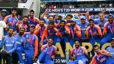 Team India celebrates their T20 World Cup victory anniversary