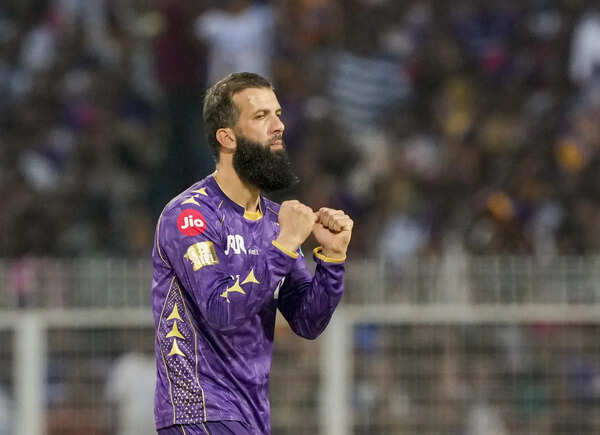 Moeen Ali celebrating a wicket in the IPL