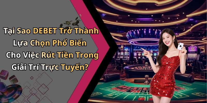Tại Sao DEBET Trở Thành Lựa Chọn Phổ Biến Cho Việc Rút Tiền Trong Giải Trí Trực Tuyến?